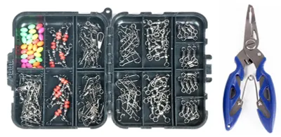 Immagine prodotto di Solidchoice - Kit completo di accessori da pesca da 140 pezzi, ideale per la pesca a spinning
