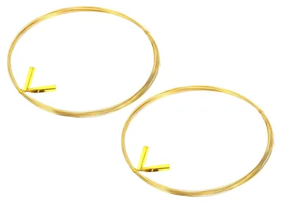 Productafbeelding van Koperdraad, halfhard - 0,3 mm diameter - 2 stuks, elk 10 meter lang - geschikt voor sieraden maken en tuinieren