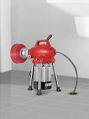 Image de Déboucheur automatique pour toilettes - 500 W - À ressort - Pour toilettes - Machine de nettoyage