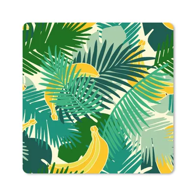 Produktbild von MuchoWow® Mauspad Mousepad Tropisch - Blätter - Dschungel - Muster 30x30 cm - Mousepads - Maus Mat - Pad - Mausunterlage - Gaming