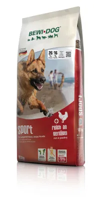Produktbild von Bewi DOG Sport, Adult, jede Rasse, Geflügel, 12,5 kg