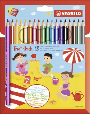 Produktbild von STABILO Trio thick, 18 Stück(e)