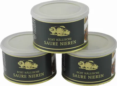Produktbild von Echt Hällische Saure Nieren von der BESH 3er Pack (3 Dosen à 400 g)