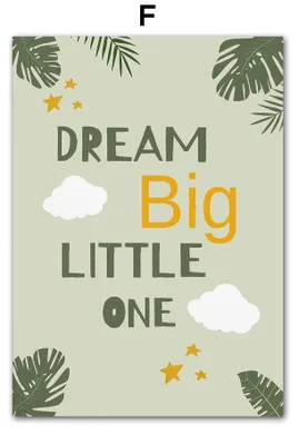 Produktbild von Poster Kinderzimmer Tiere Dschungel Wald · Name Personalisiert · Kinderzimmer Bilder · Wand Deko · Kunst Druck · Deko Print · ohne Rahmen · Motiv F · 40×50 cm