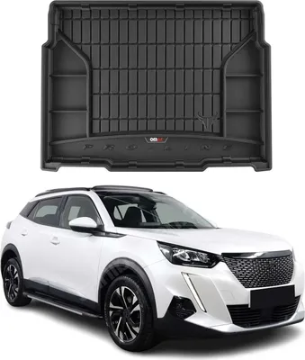 Image de Tapis de Coffre pour Peugeot 2008 2019-2022 TPE Noir