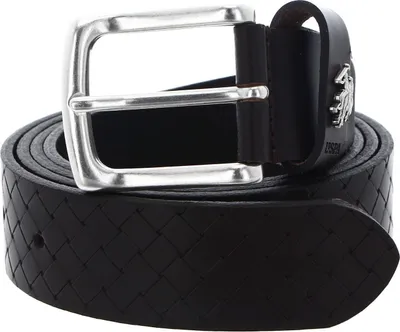 Produktbild von U.S. POLO ASSN. Gürtel Hitchcock Woven Belt W100 Dark Brown dunkelbraun