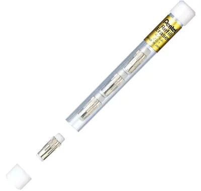 Produktbild von Pentel Ersatzradierer für Druckbleistifte 4 Radierer