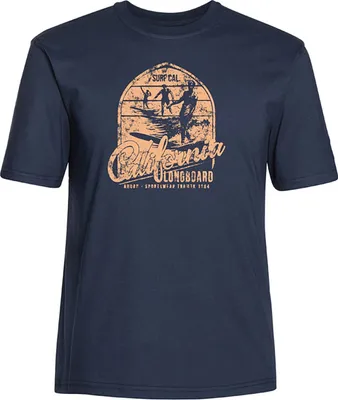 Produktbild von Übergrößen T-Shirt California Longboard beige AHORN SPORTSWEAR dark blue 10XL