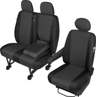Immagine prodotto di Coprisedili in tessuto Protezioni per il sedile del conducente e per la panca doppia compatibili con Iveco Daily