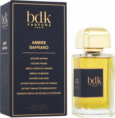 Zdjęcie produktu dla Perfumy unisex BDK Parfums Ambre Safrano EDP 100 ml