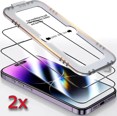A screen protector kit for a smartphone, including a screen protector, an installation frame, and a phone.