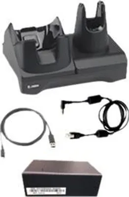 Produktbild von Zebra 2-Slot USB/Charging ShareCradle Kit - Docking Cradle (Anschlußstand)