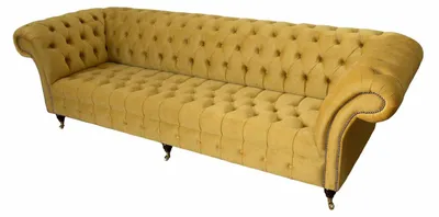 Produktbild von Chesterfield Textil Polster Luxus Sofa Design Couch Sofa 4 Sitzer Neu