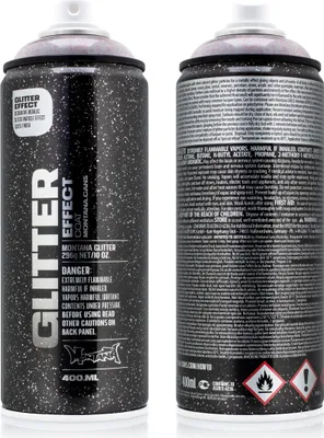 Produktbild von Glitter Spray Rot Montana Glitzerspray Weihnachtsrot Lack Metallic 400ml