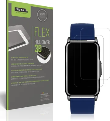 Produktbild von 2x Full Cover Schutzfolie matt für Moikmlih 1.47 Zoll Smartwatch Panzerfolie Anti-Shock