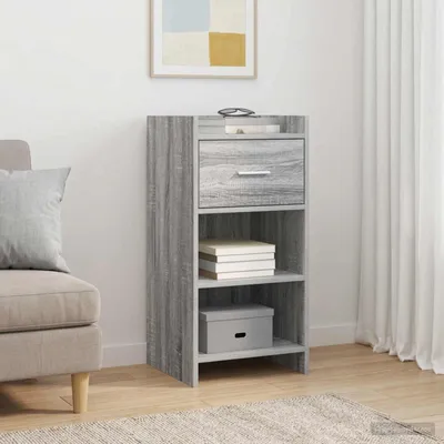 Obrázok produktu pre Komoda vidaXL, sivá, Sonoma, 40 x 36 x 80 cm, drevotrieska