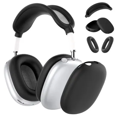 Produktbild von Schutzhülle kompatible mit Apple Airpods Max, weiches Silikon, waschbar 3PCS