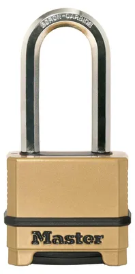 Produktbild von MASTER LOCK Hochleistungsvorhängeschloss [Zahlenkombination] [Zinkgehäuse] [Außenbereich] M175EURDLH - Ideal für Lagerräume, Garagen etc.