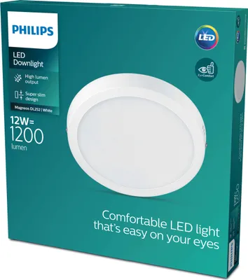 Obrázek produktu pro Philips Funkční Stropní svítidlo Magneos, 12 W, 210 mm, Bodová světla, Žárovky bez možnosti výměny, LED, 2700 K, 1200 lm, Bílá