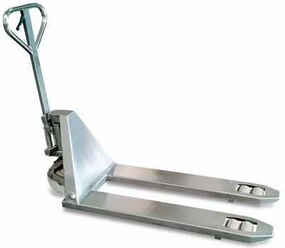 Produktbild von Schefer Gabelhubwagen Premium Edelstahl Tragkraft 2000kg Gabellänge 1150mm