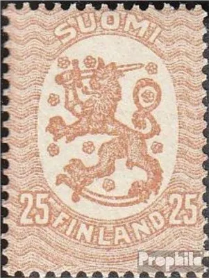 Produktbild von Briefmarken Finnland 1917 Mi 77A postfrisch Freimarken: Wappen