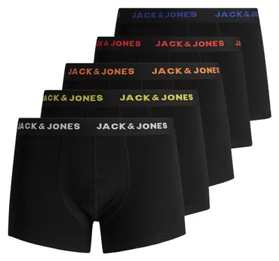 Produktbild von JACK & JONES Herren Boxershort JACBLACK Friday Trunks 5er Pack S M L XL XXL, Grö