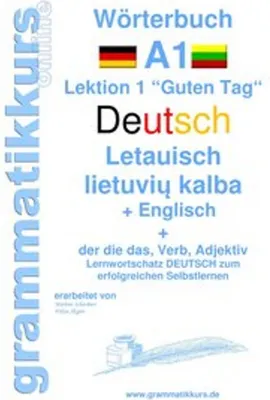 Obrázok produktu pre Wörterbuch Deutsch - Litauisch - Englisch Niveau A1
