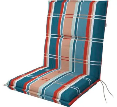 Produktbild von Stuhlauflage Niederlehner Doppler Spot 100x48x5 cm, blau orange rot