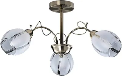 Zdjęcie produktu dla Lampa sufitowa Joel brązowo-biała 3xE27x40W metal wym:35x68x68cm IP20 Rabalux