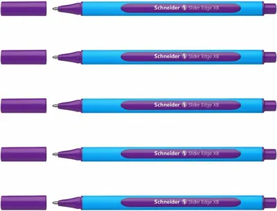 Produktbild von Schneider Kugelschreiber Slider Edge XB - 5er-Set violett
