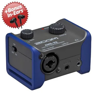 Produktbild von Zoom AMS-22 Audio-Interface + Bonus In-Ear Kopfhörer