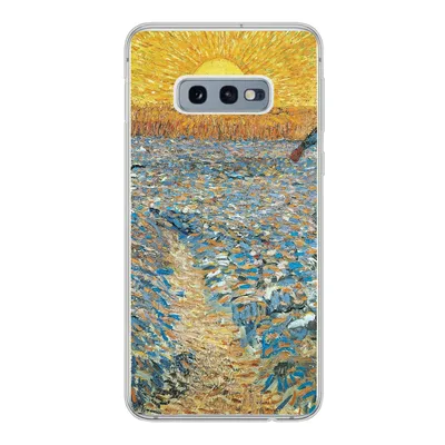 Produktbild von MuchoWow® Handyhülle Schutzhülle Hülle für Samsung Galaxy S10e Der Sämann - Vincent van Gogh Silikon Softcase Handy Hülle - Handy