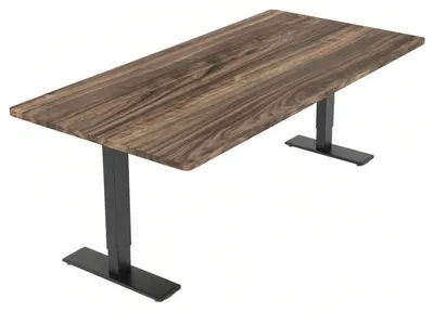 Obrázek produktu pro Výškově nastavitelný stůl QB2D-2080-EUV1, 200 x 80 cm, hnědý