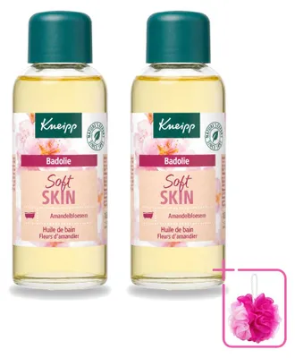 Imagen del producto de 2 unidades de aceite de baño Kneipp con extracto de flores de almendro, para piel seca y sensible, 100 ml - Paquete económico