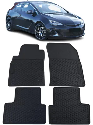 Produktbild von Fußmatten vorne/hinten für Opel Astra J 2009-2015 Premium Gummi