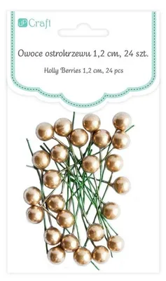 Produktbild von Golden Rowan Stechpalmenfruchtzweige, 24 Stück.