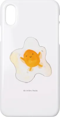Produktbild von Mr. & Mrs. Panda Iphone 10 Handyhülle Spiegelei Ei - Weiß - Geschenk, Lustige Sprüche, Hülle, Schön, Tag, X, Glücklich, Liebe, Handy, Cover