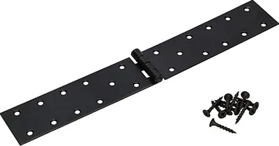 Zdjęcie produktu dla KOTARBAU® Zawias skrzynkowy 300x45 mm walcowany czarny Zawias meblowy Zawias meblowy Solidny