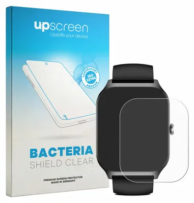 Produktbild von upscreen Schutzfolie für Kriutefy Smartwatch 1.83" Displayschutz Displayschutzfolie Folie Klar antibakteriell