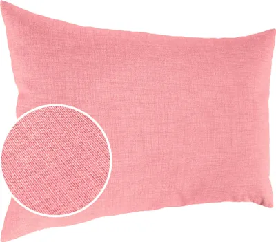 Produktbild von Dekokissenbezug MrJack Uni Pink 50x30cm Einfarbig Leinenoptik Sofakissen mit Reißverschluss