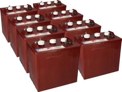 Immagine prodotto di 8x Trojan T-125 Plus 6V 240Ah batteria di trazione a ciclo profondo collegamento ELPT
