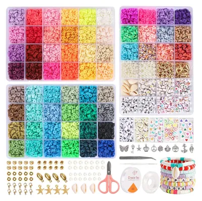 Bastelset mit 8230 Perlen, 60 Farben, DIY-Schmuck