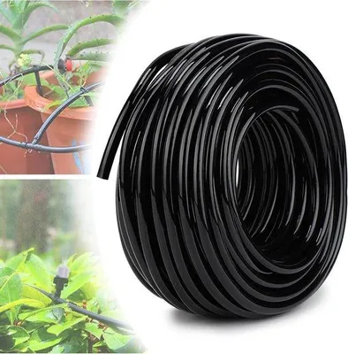 Zdjęcie produktu dla Wąż ciśnieniowy do zraszaczy ogrodowych 4 mm – długość 20 m – mikrozraszacze – nawadnianie ogrodu – zraszacze do ogrodów warzywnych i zastosowań przemysłowych