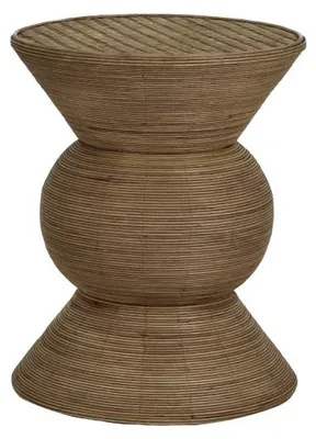 Zdjęcie produktu dla Pomax, stolik pomocniczy Tambou, kolor naturalny, średnica 40 cm, wysokość 50,5 cm
