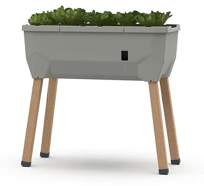 Produktbild von SAMMY SALAD Hochbeet hellgrau (ohne Haube) | Balkonhochbeete von Gusta Garden