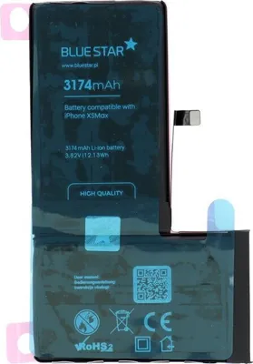 Produktbild von Bluestar Akku Ersatz kompatibel mit iPhone Xs Max 3174mAh Li-lon Austausch Batterie Accu
