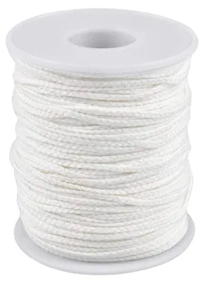 Produktbild von 61m Kerzendocht Candle Wick Kerzen Dochte aus Baumwolle, Geflochtene Flachdocht Runddocht für die Kerzenherstellung, DIY Kerze, Öllampe | DIY Kerzenherstellung Basteln