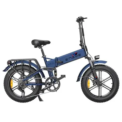 Productafbeelding van Elektrische fiets: 768 Wh-Accu, Actieradius van 75 km, Blauw