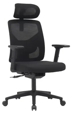 Immagine prodotto di Sedia da ufficio, design ergonomico, funzioni regolabili, nera