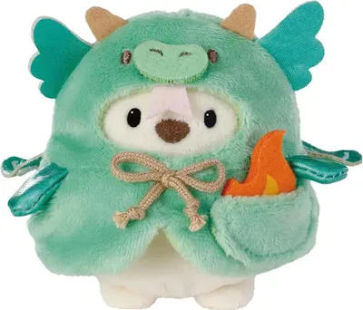 Immagine prodotto di nici set peluche orso polare Snono 8cm con fiamma e costume da drago in confezione regalo 8,5x6,5x10cm altro